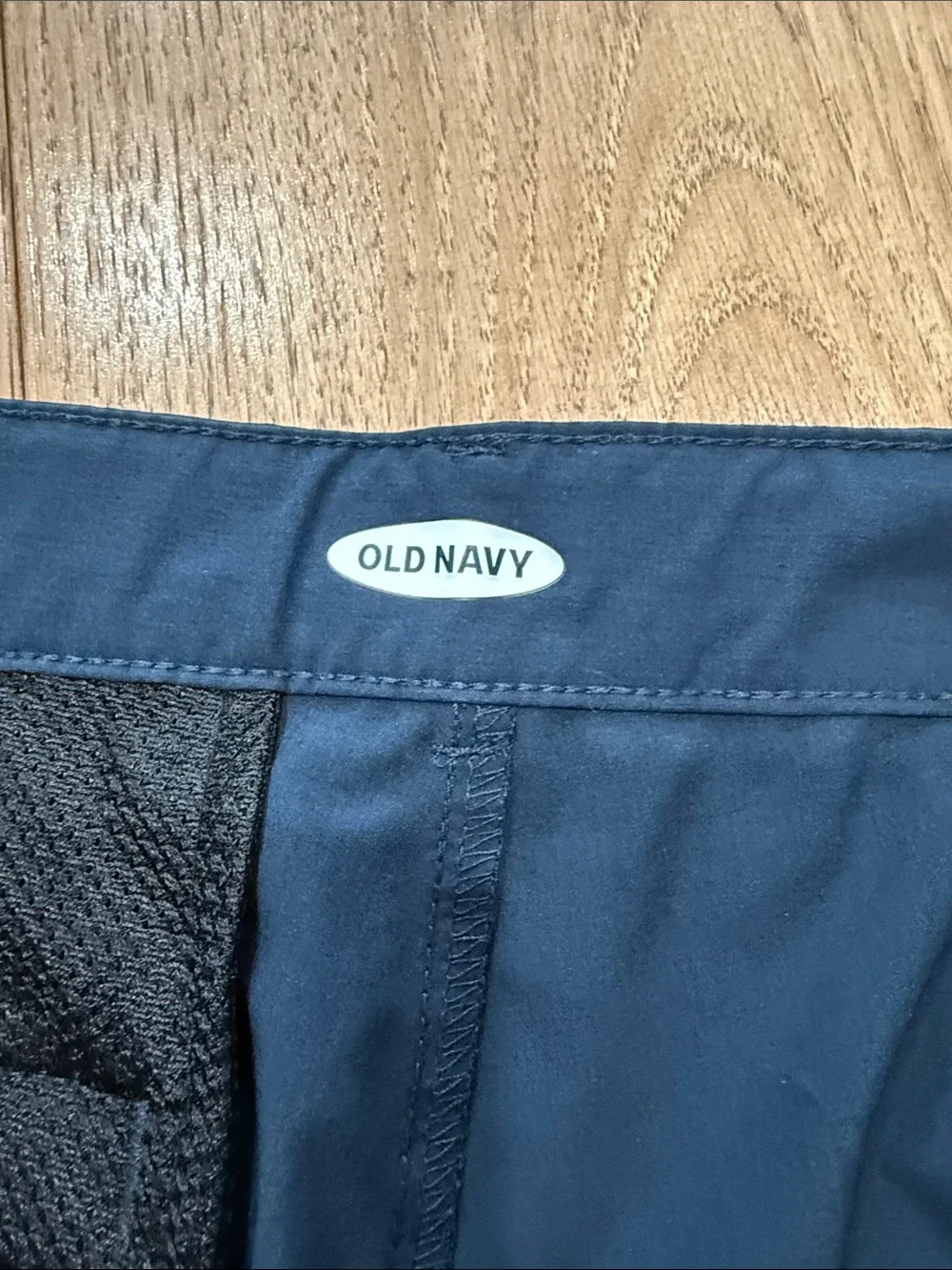 Old Navy Navy Blue Kids Flat-Front Shorts